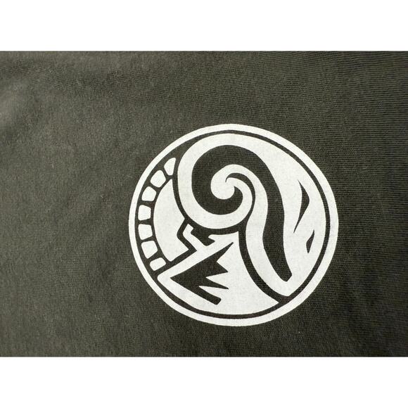 "HAPPY EARTH" Conscious Cotton Organic Shirt Unisex SZ S Gray Full Back Graphics - Picture 2 of 7